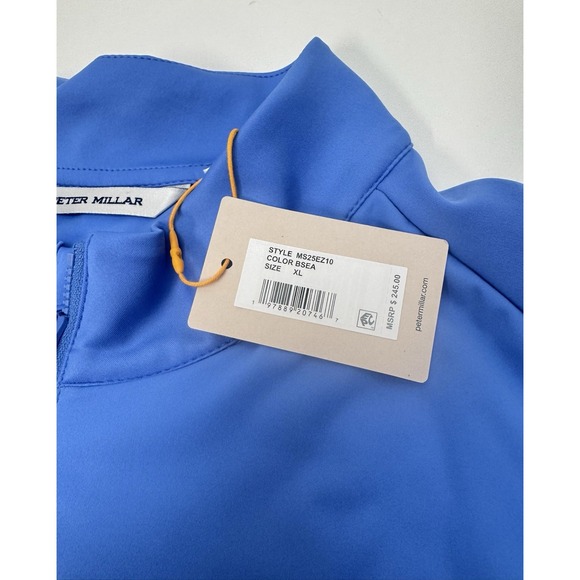 NWT Peter Millar Merge Hybrid Golf Jacket BSEA Blue Sea Men's Size XL $245 - Picture 4 of 13